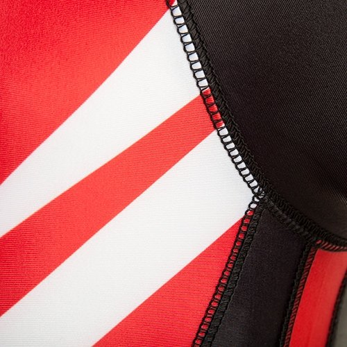 Rashguard Venum Electron 2.0 with corrugated sleeve - Red photo